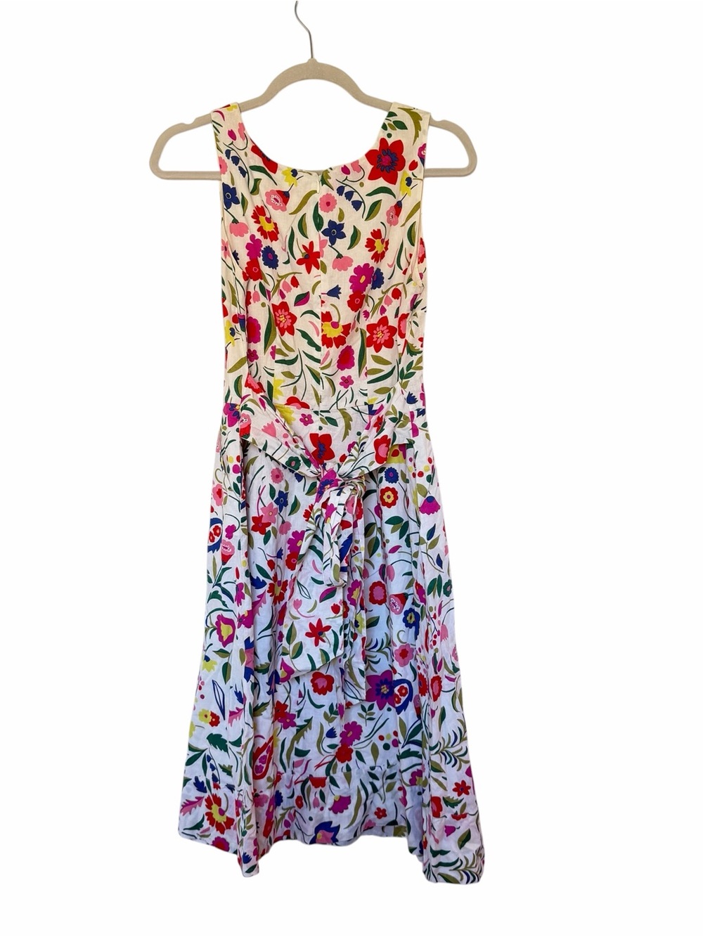 Boden Bold Multicolor Floral Fit and Flare Summer Wedding Feminine Dress Size 6 - Picture 2 of 8